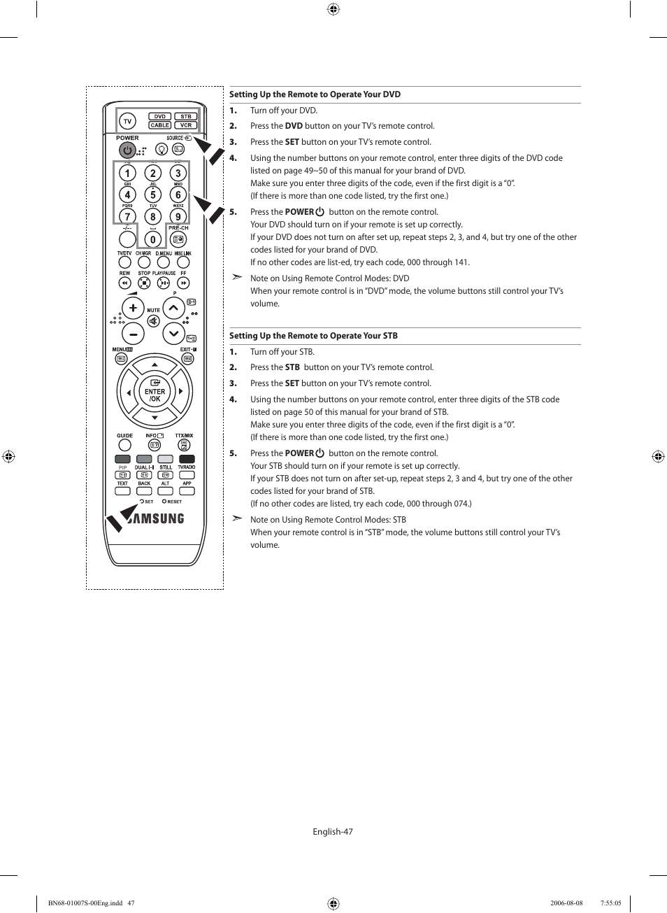 Samsung LE32N73BD User Manual | Page 49 / 111