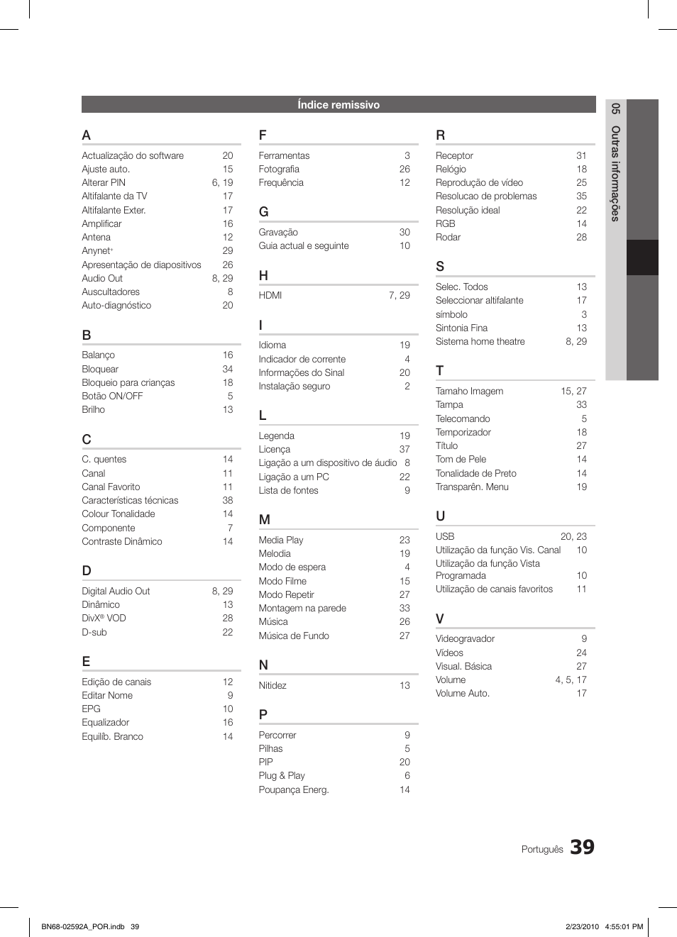 Samsung LE32C450E1W User Manual | Page 156 / 236
