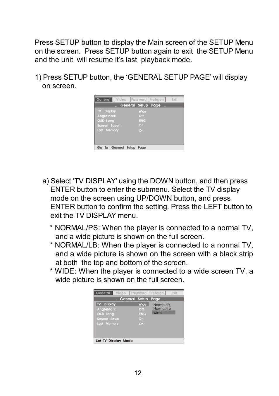 Audiovox D1809PK User Manual | Page 12 / 35