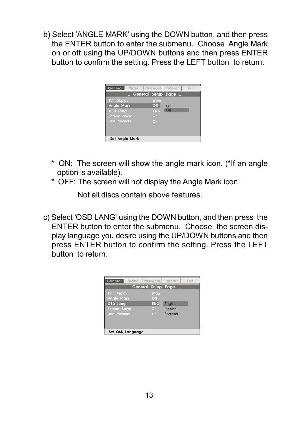 Audiovox D1809PK User Manual | Page 13 / 35