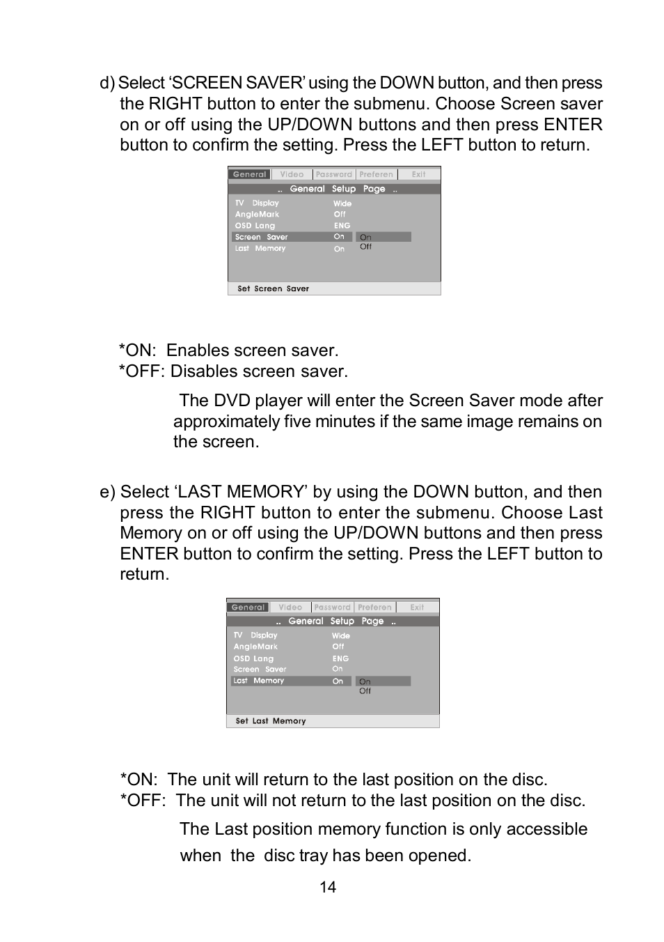 Audiovox D1809PK User Manual | Page 14 / 35