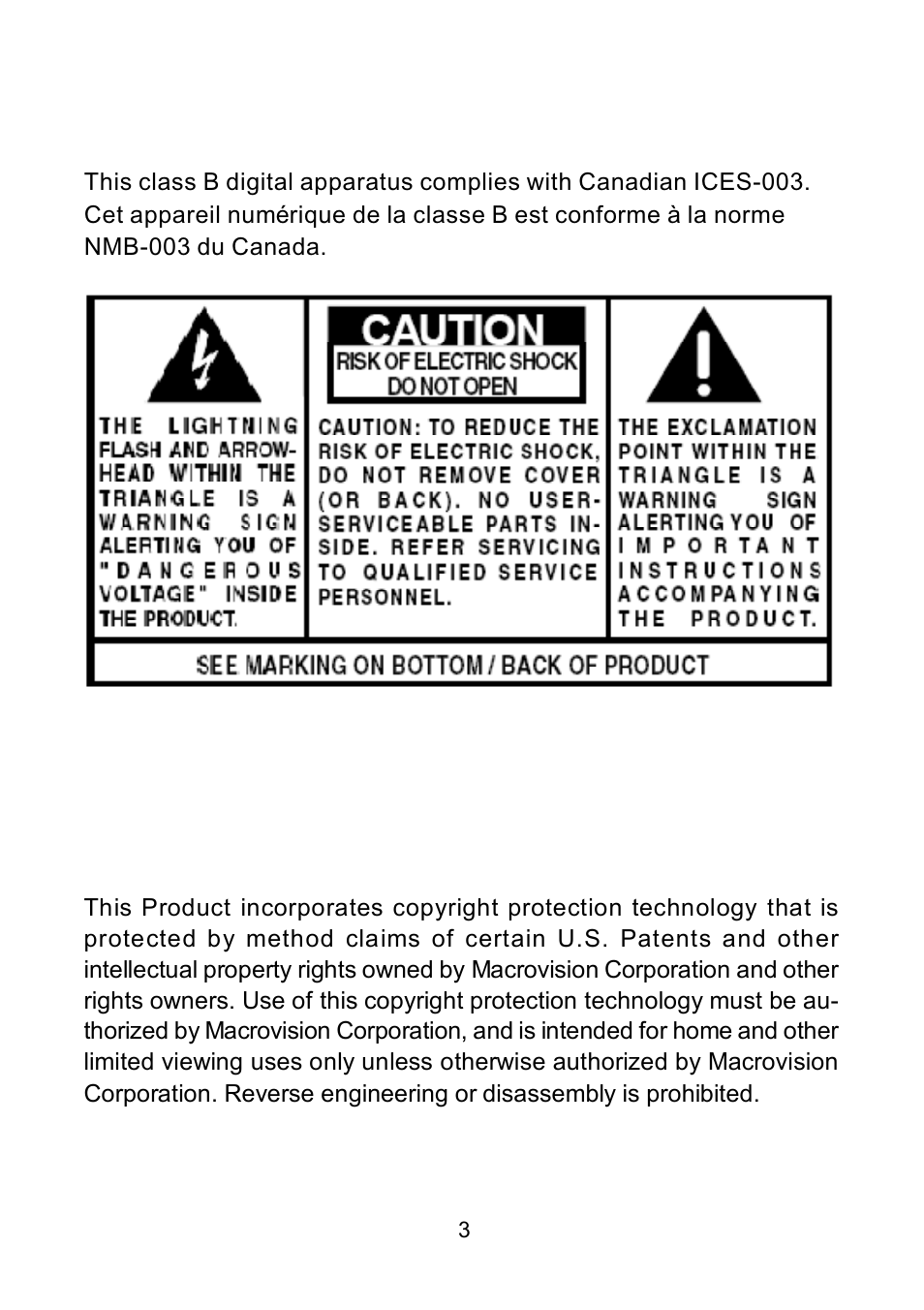 Audiovox D1809PK User Manual | Page 3 / 35