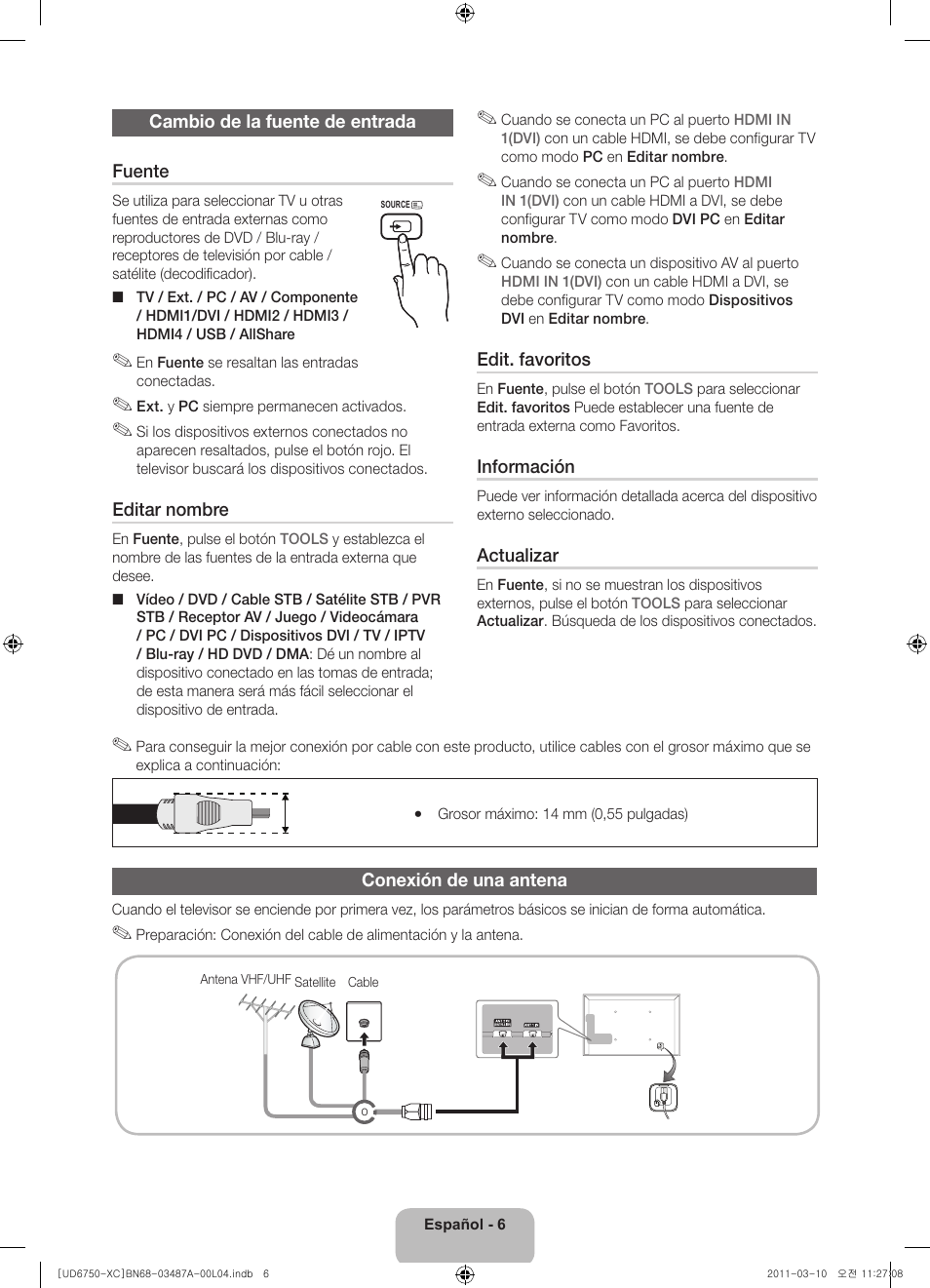 Samsung UE46D6750WS User Manual | Page 50 / 86
