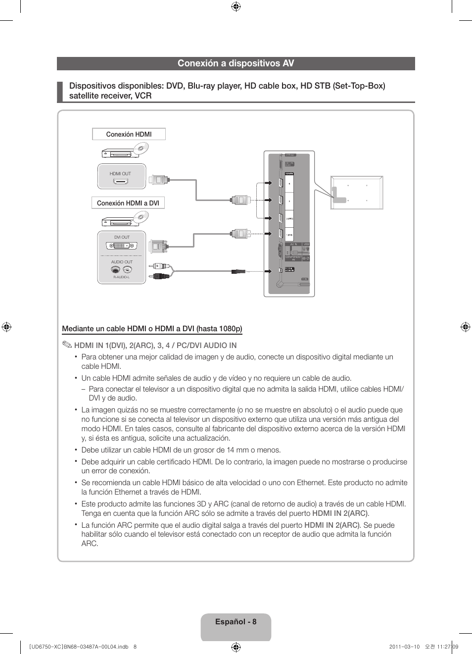 Samsung UE46D6750WS User Manual | Page 52 / 86