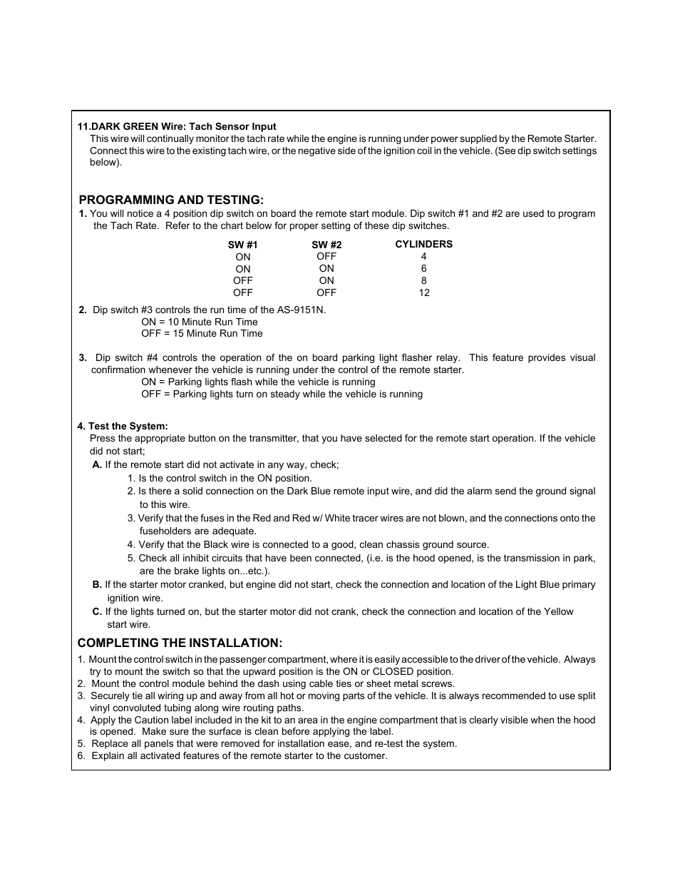 Audiovox AS - 9151N User Manual | Page 6 / 7