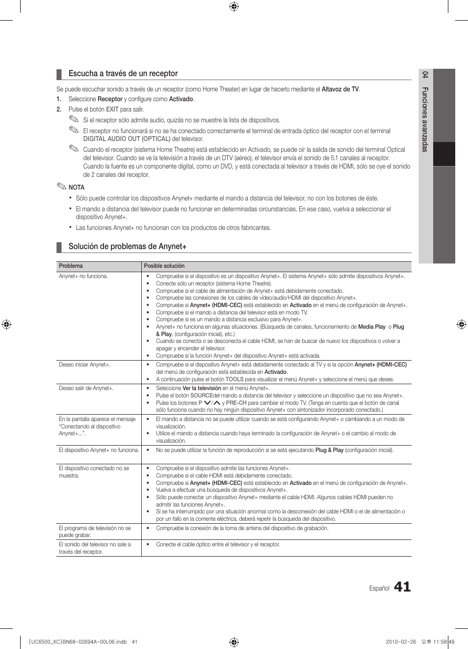 Samsung UE32C6500UW User Manual | Page 157 / 350