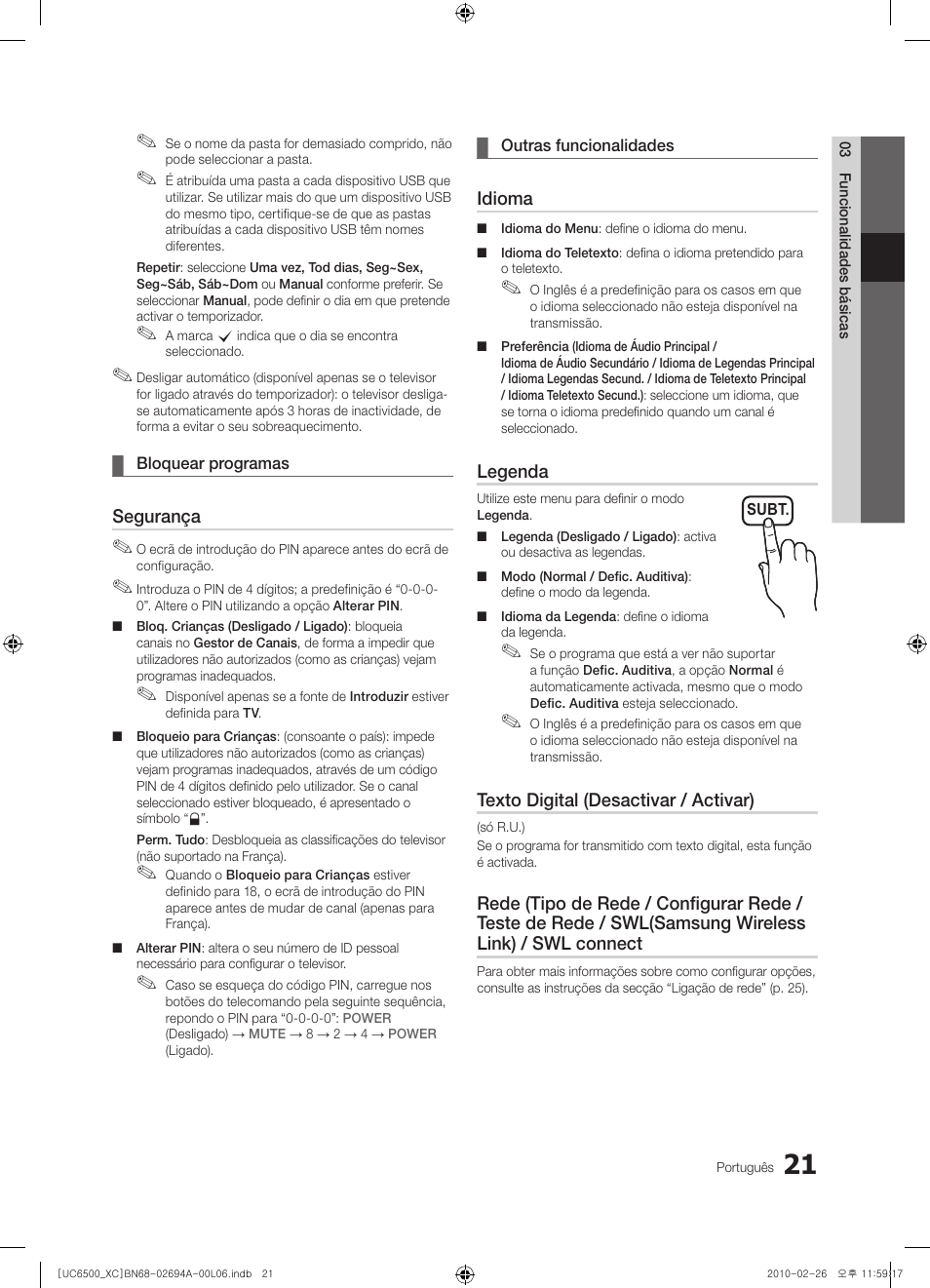 Samsung UE32C6500UW User Manual | Page 195 / 350