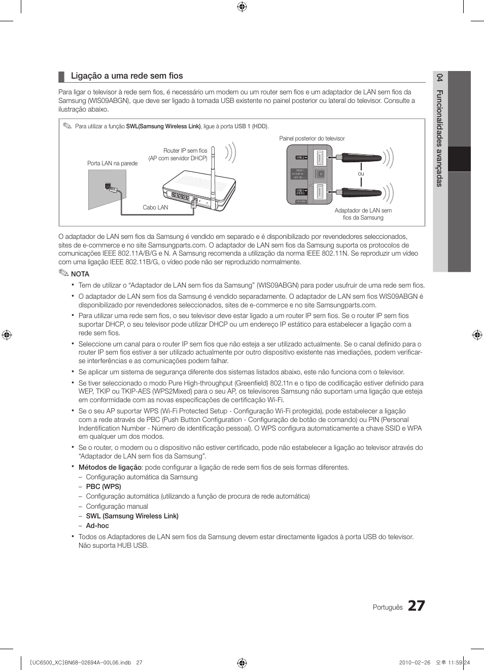 Samsung UE32C6500UW User Manual | Page 201 / 350