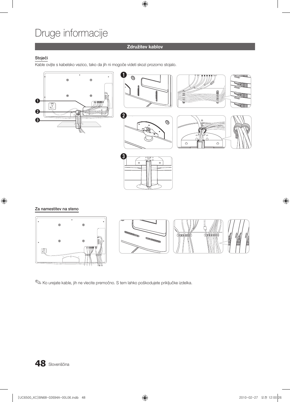 Druge informacije | Samsung UE32C6500UW User Manual | Page 280 / 350