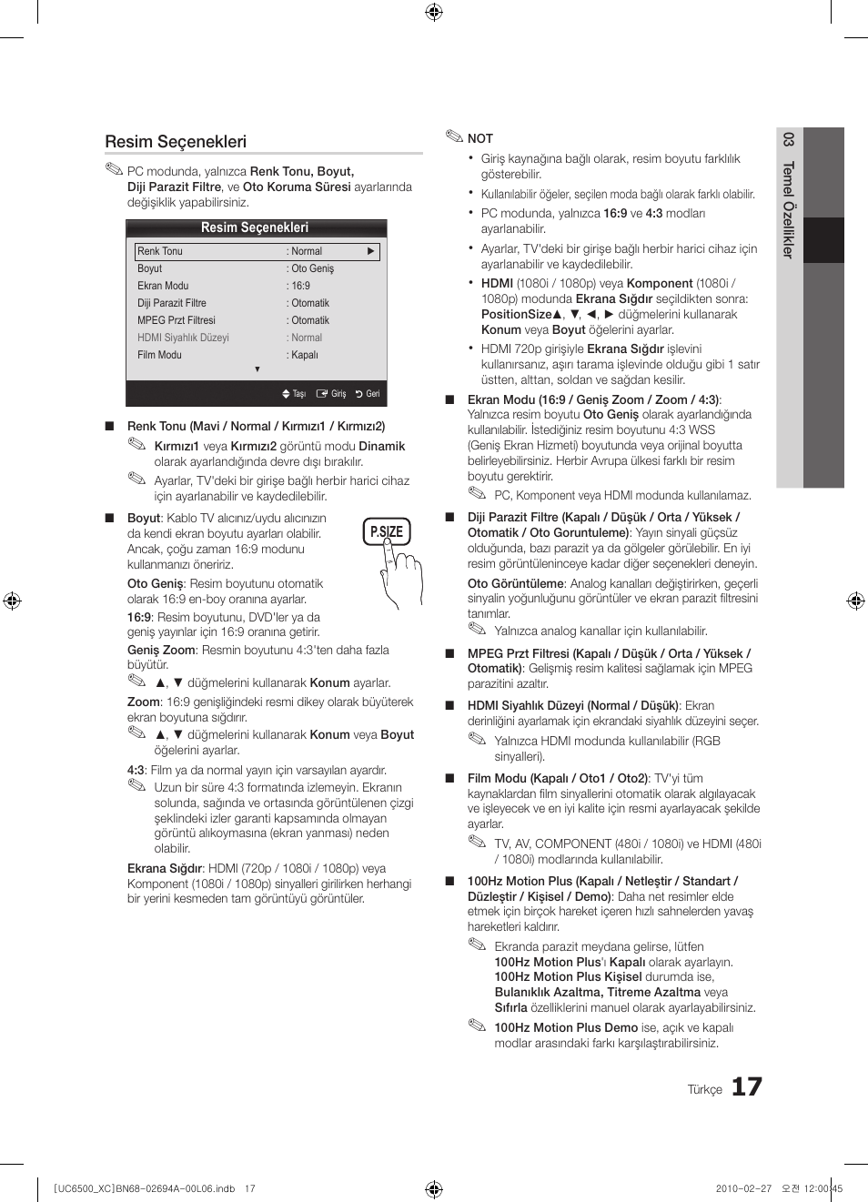 Samsung UE32C6500UW User Manual | Page 307 / 350