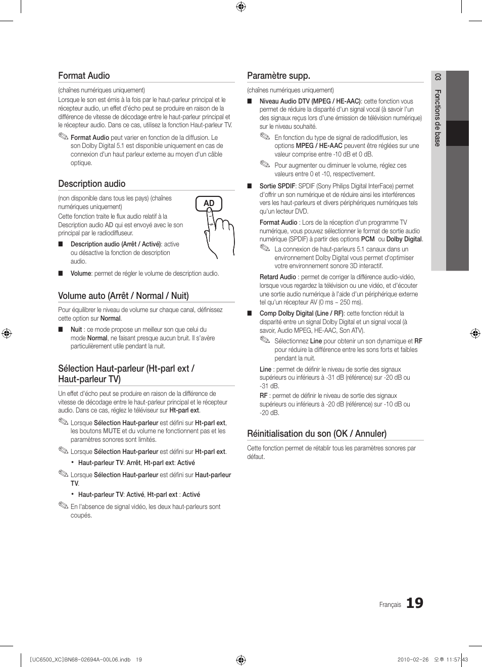 Samsung UE32C6500UW User Manual | Page 77 / 350