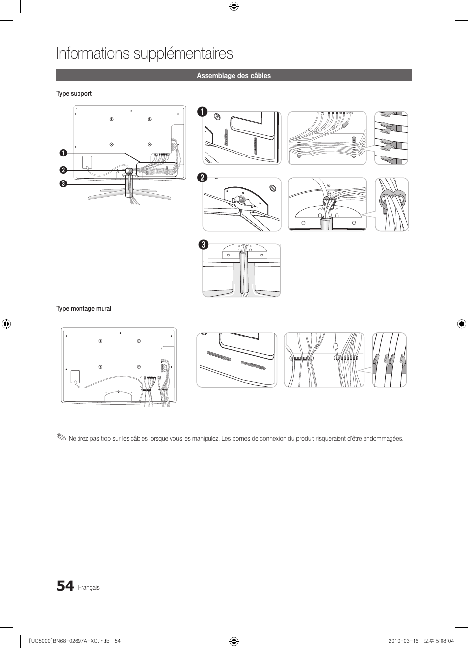 Informations supplémentaires | Samsung UE40C8000XW User Manual | Page 117 / 379