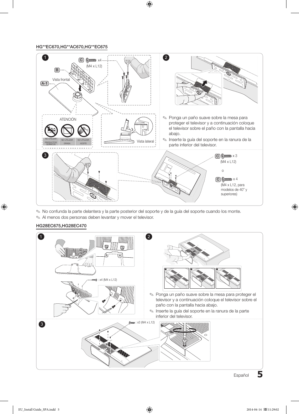 Samsung HG32EC675AB User Manual | Page 5 / 57