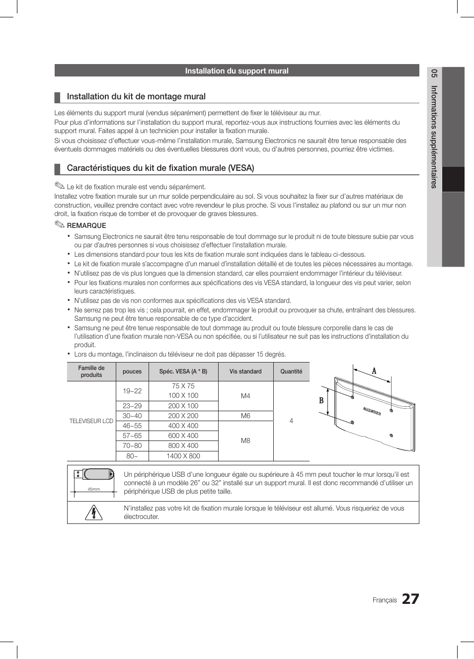 Samsung LE26C350D1W User Manual | Page 61 / 201