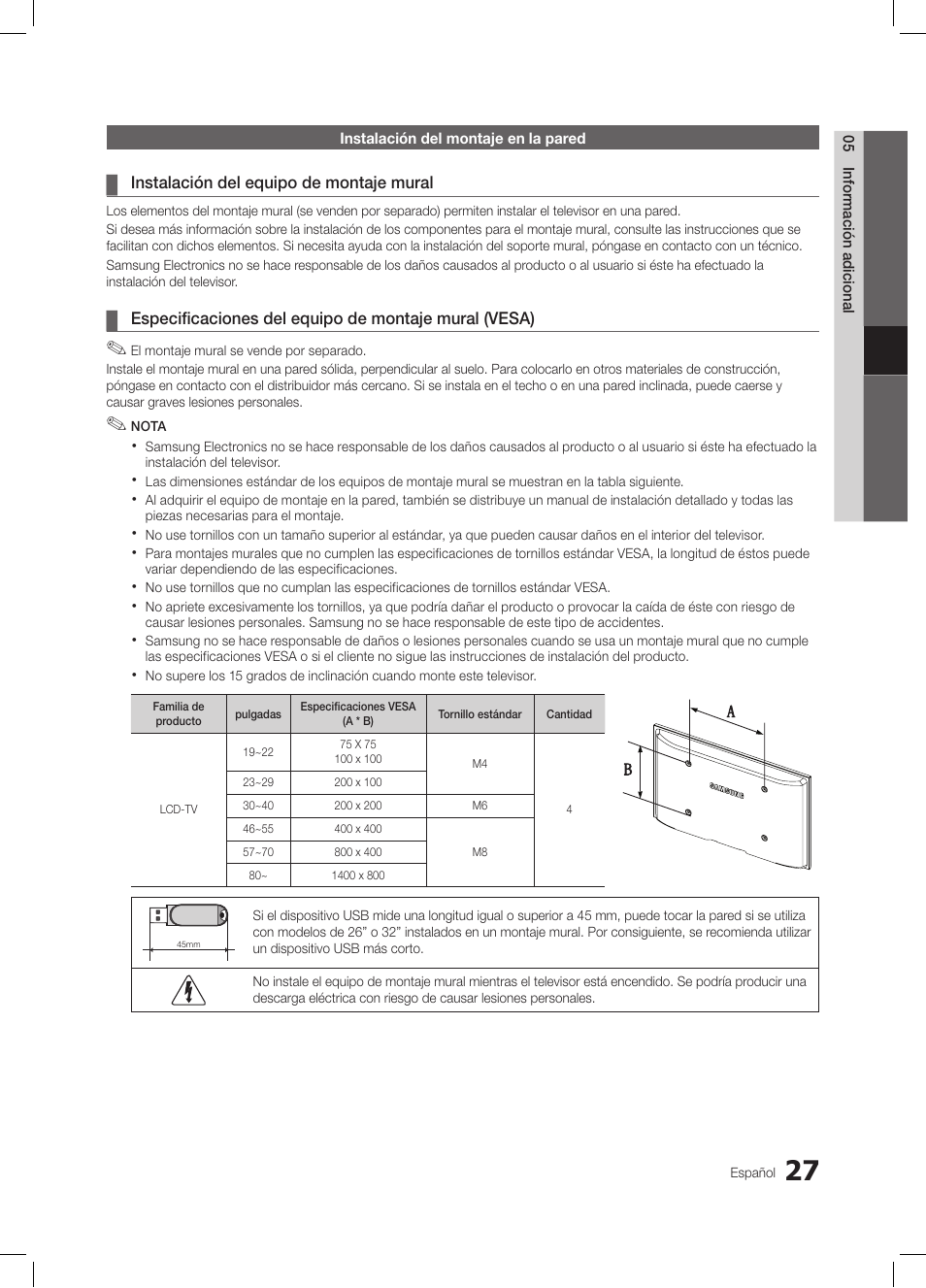 Samsung LE26C350D1W User Manual | Page 94 / 201