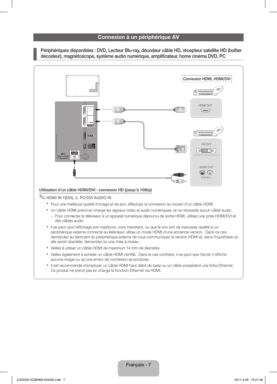 Samsung UE27D5010NW User Manual | Page 23 / 66
