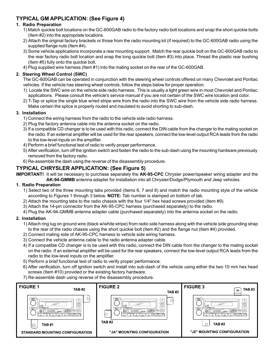 Audiovox GC-600GAB User Manual | Page 2 / 2