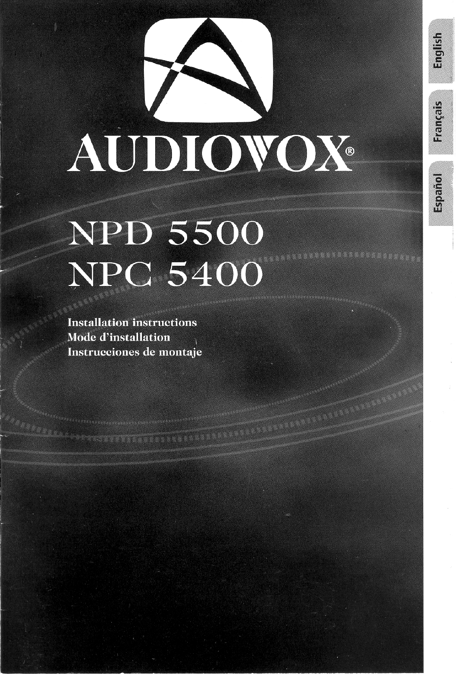 Audiovox NPD 5400 User Manual | 22 pages