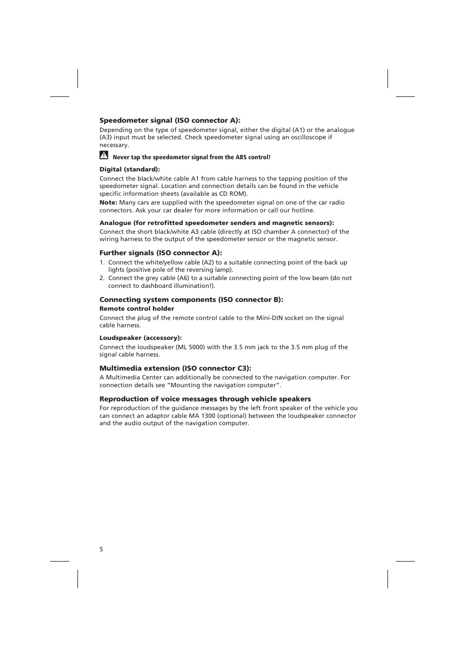 Audiovox NPD 5400 User Manual | Page 8 / 22