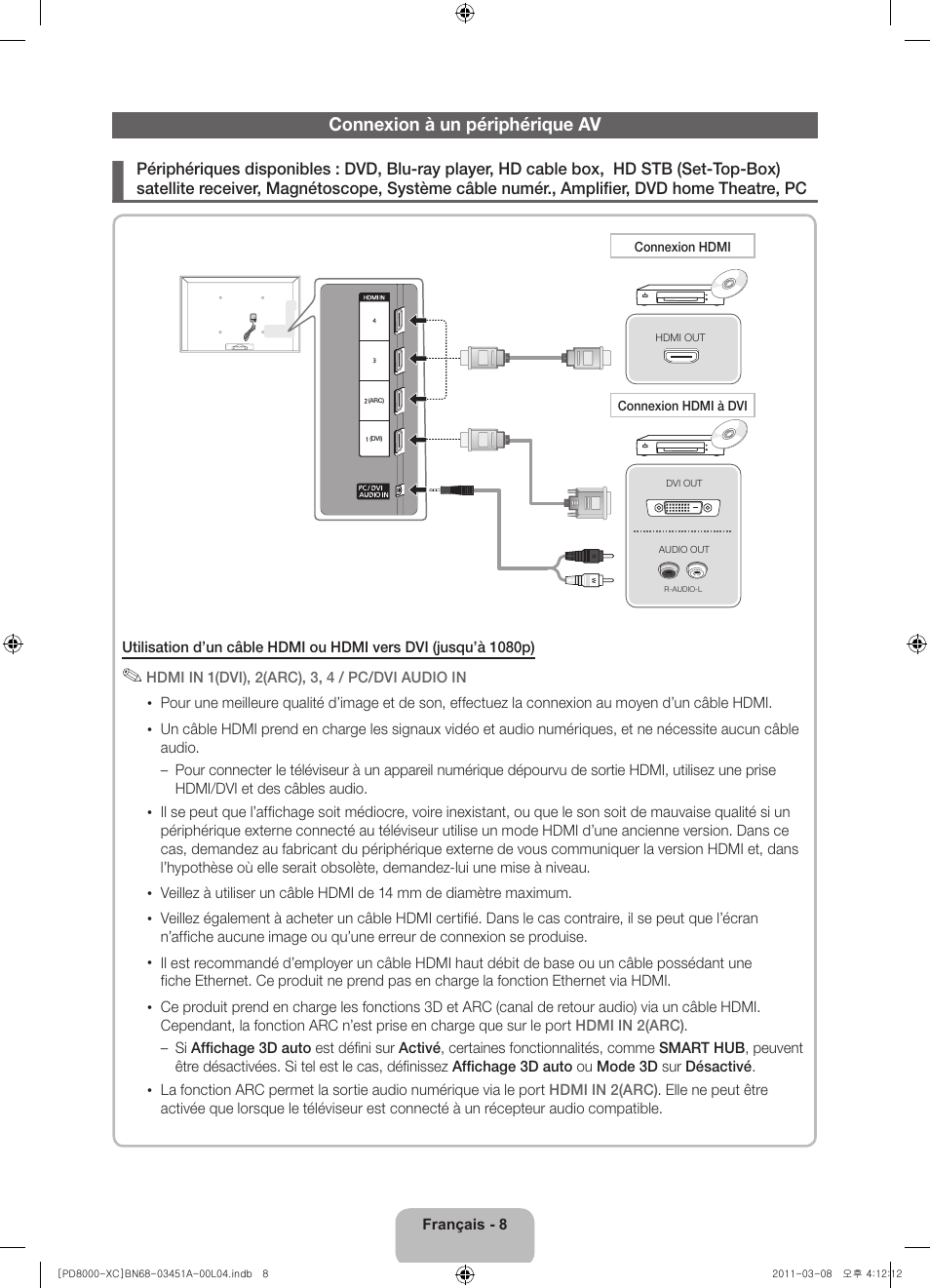 Samsung PS51D8000FS User Manual | Page 28 / 78