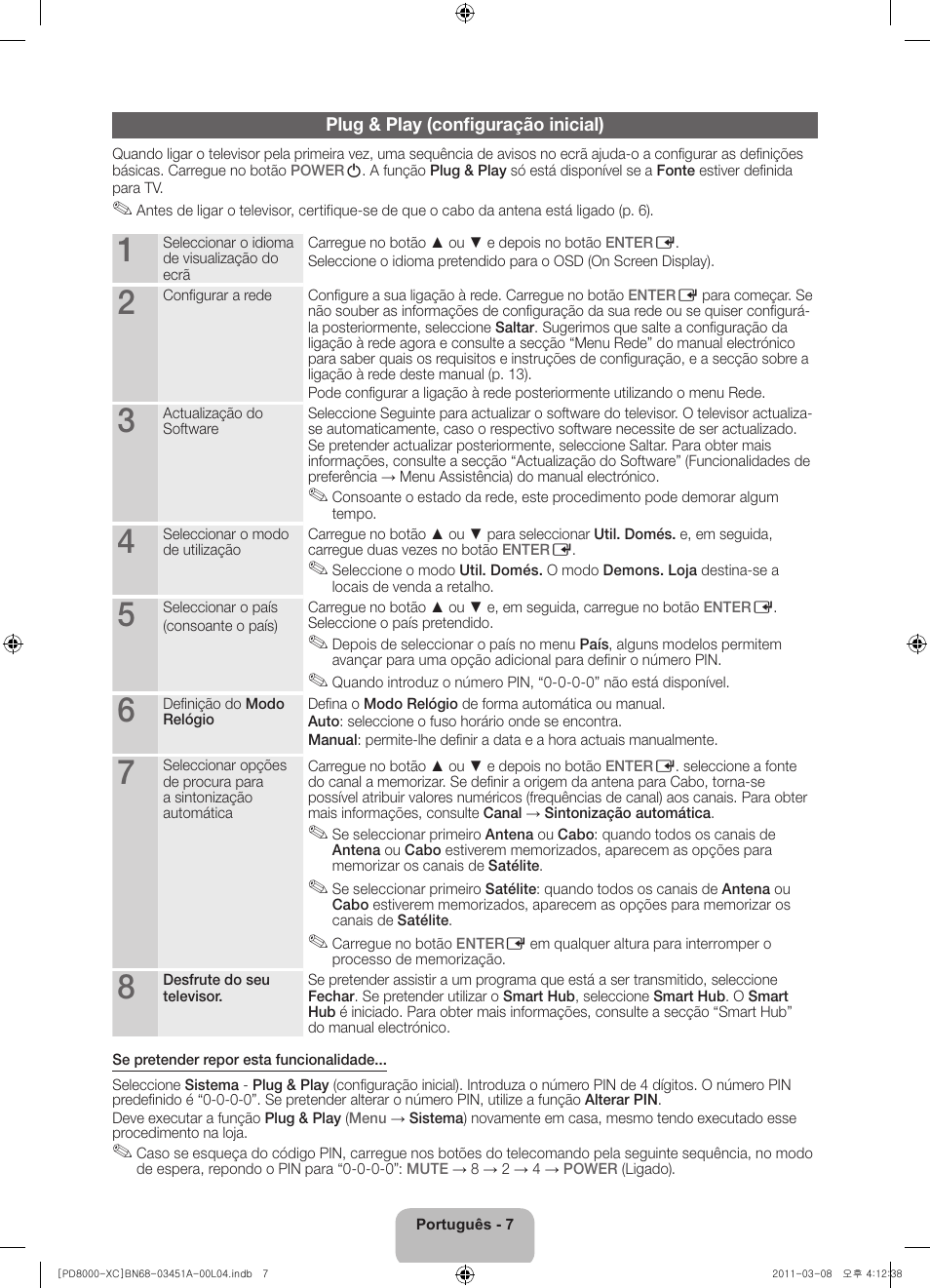 Samsung PS51D8000FS User Manual | Page 65 / 78
