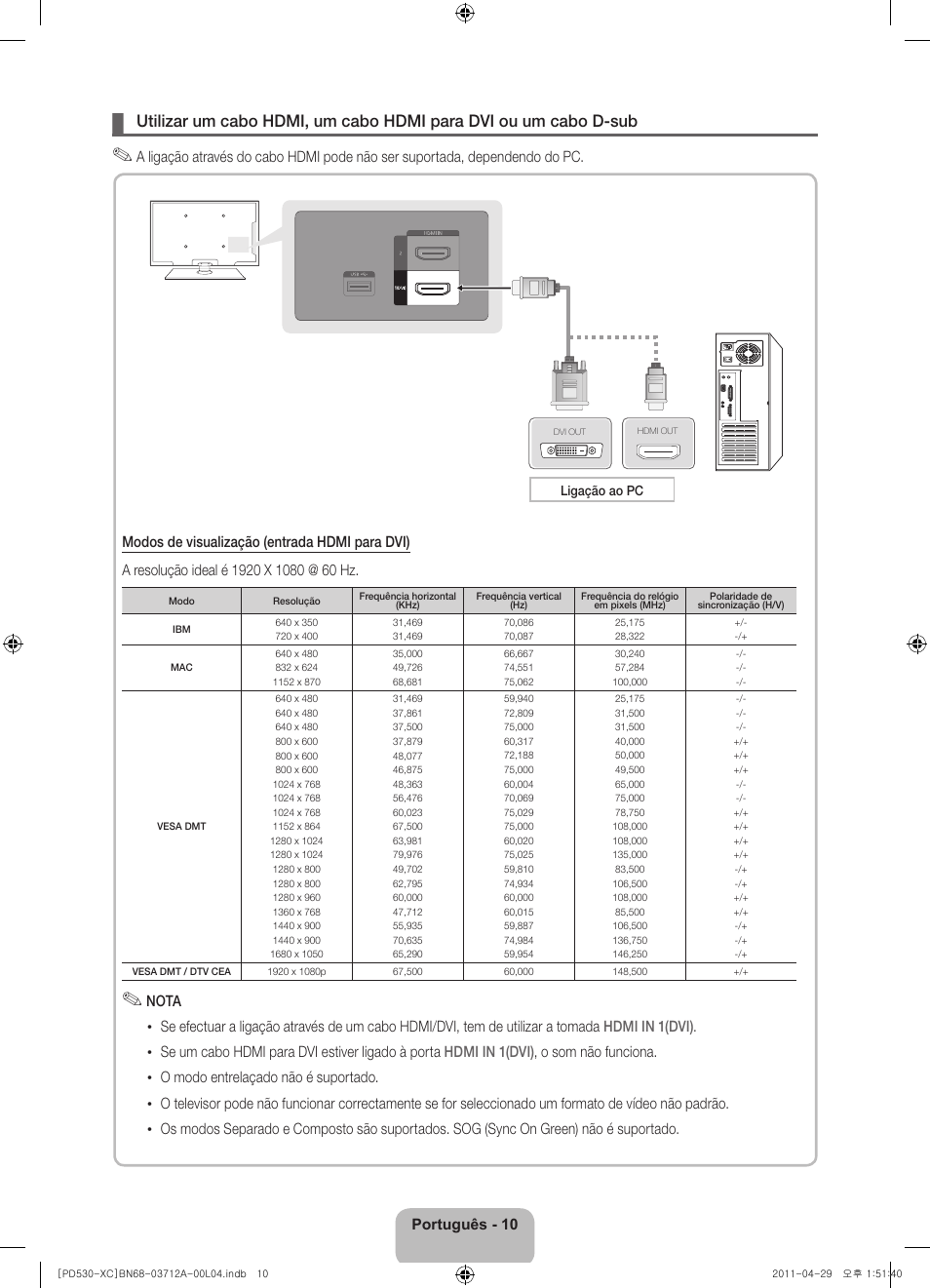 Samsung PS59D530A5W User Manual | Page 58 / 66