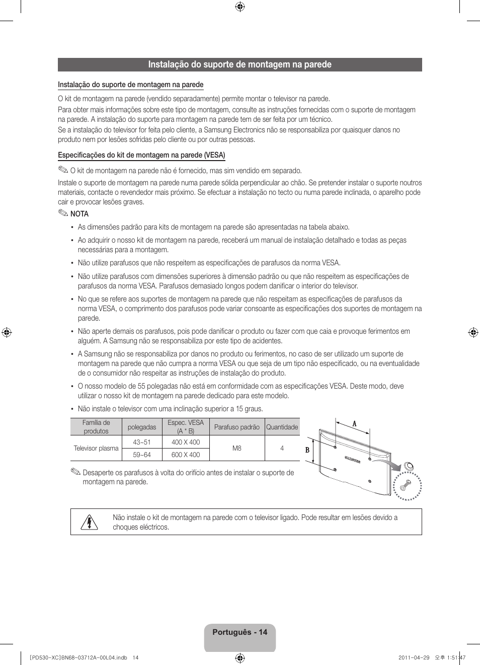 Samsung PS59D530A5W User Manual | Page 62 / 66