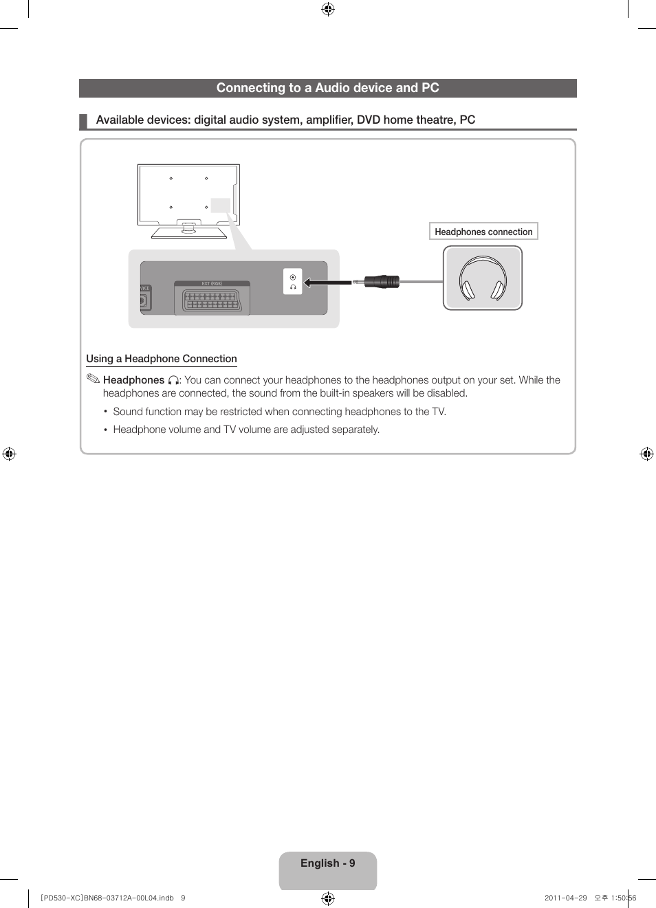 Samsung PS59D530A5W User Manual | Page 9 / 66