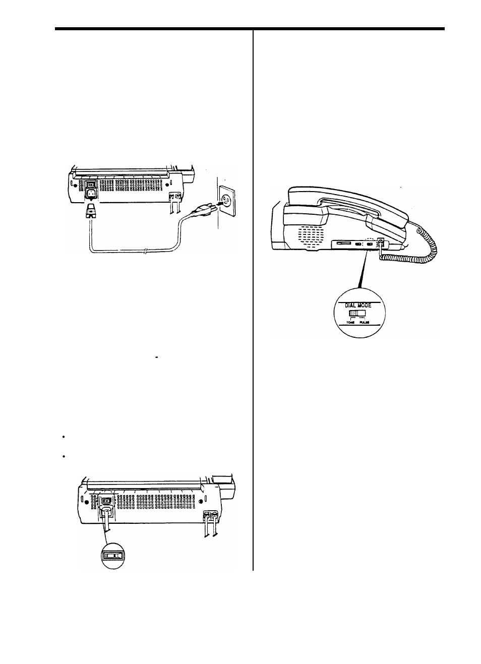 Assemblina & connecting, Continued, Mode | Connecting the power, Turning the power “on, Choosing dial | Audiovox afx-35 User Manual | Page 10 / 32
