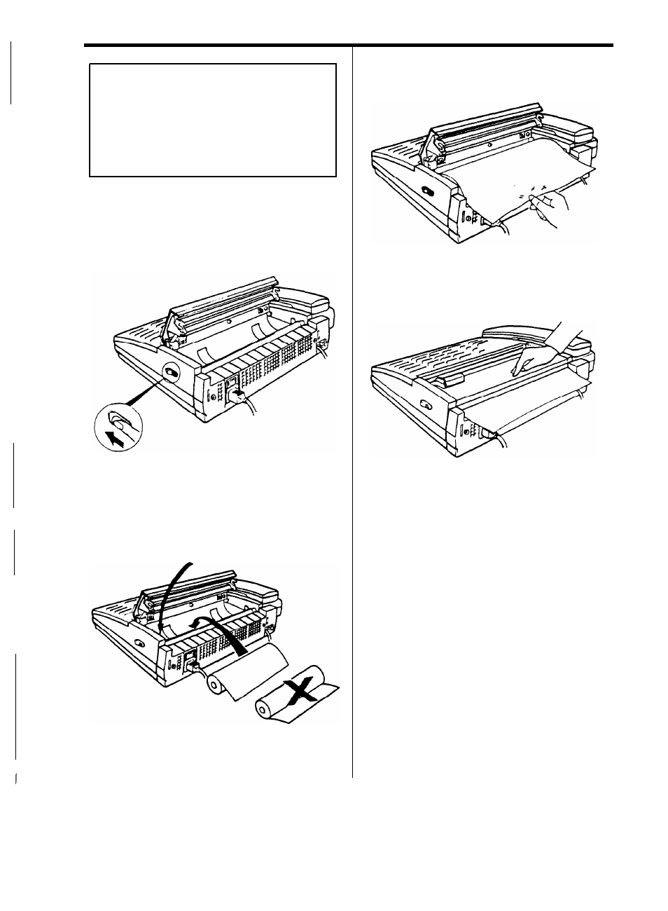 Loading fax paper | Audiovox afx-35 User Manual | Page 12 / 32