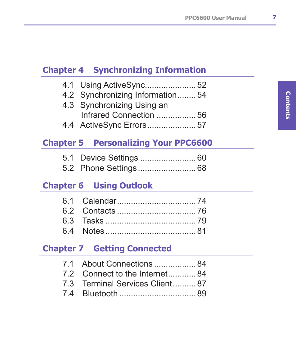 Audiovox PPC-6600 User Manual | Page 8 / 167