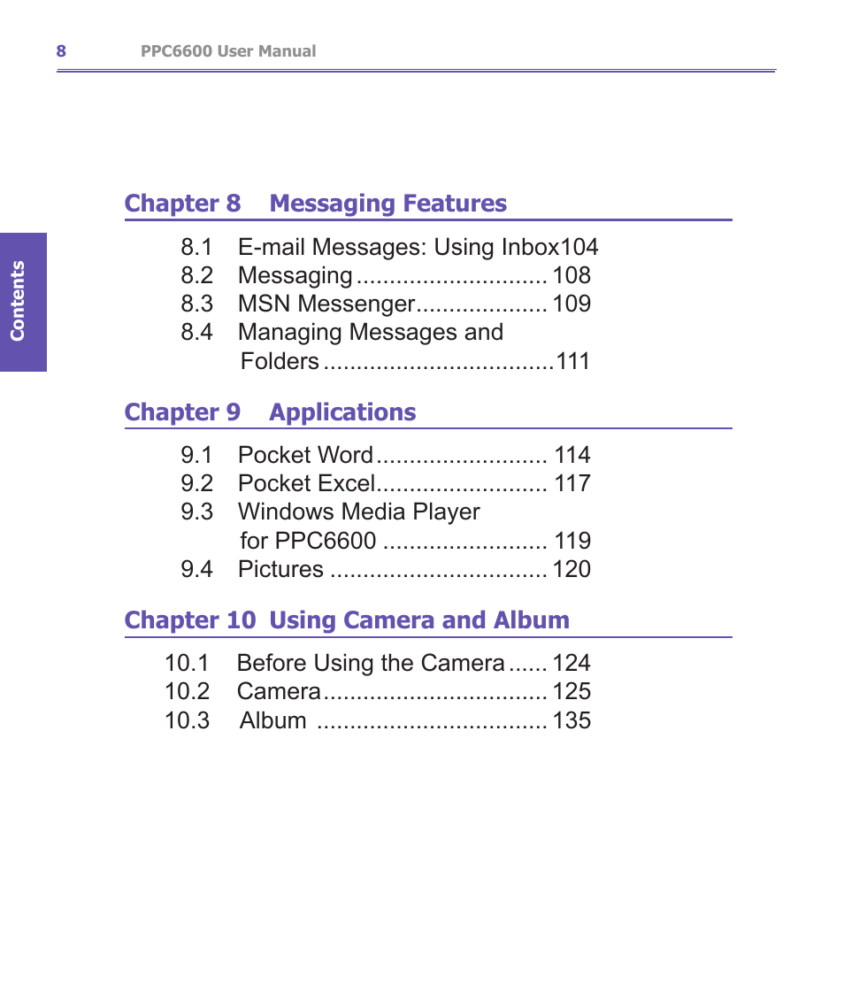 Audiovox PPC-6600 User Manual | Page 9 / 167