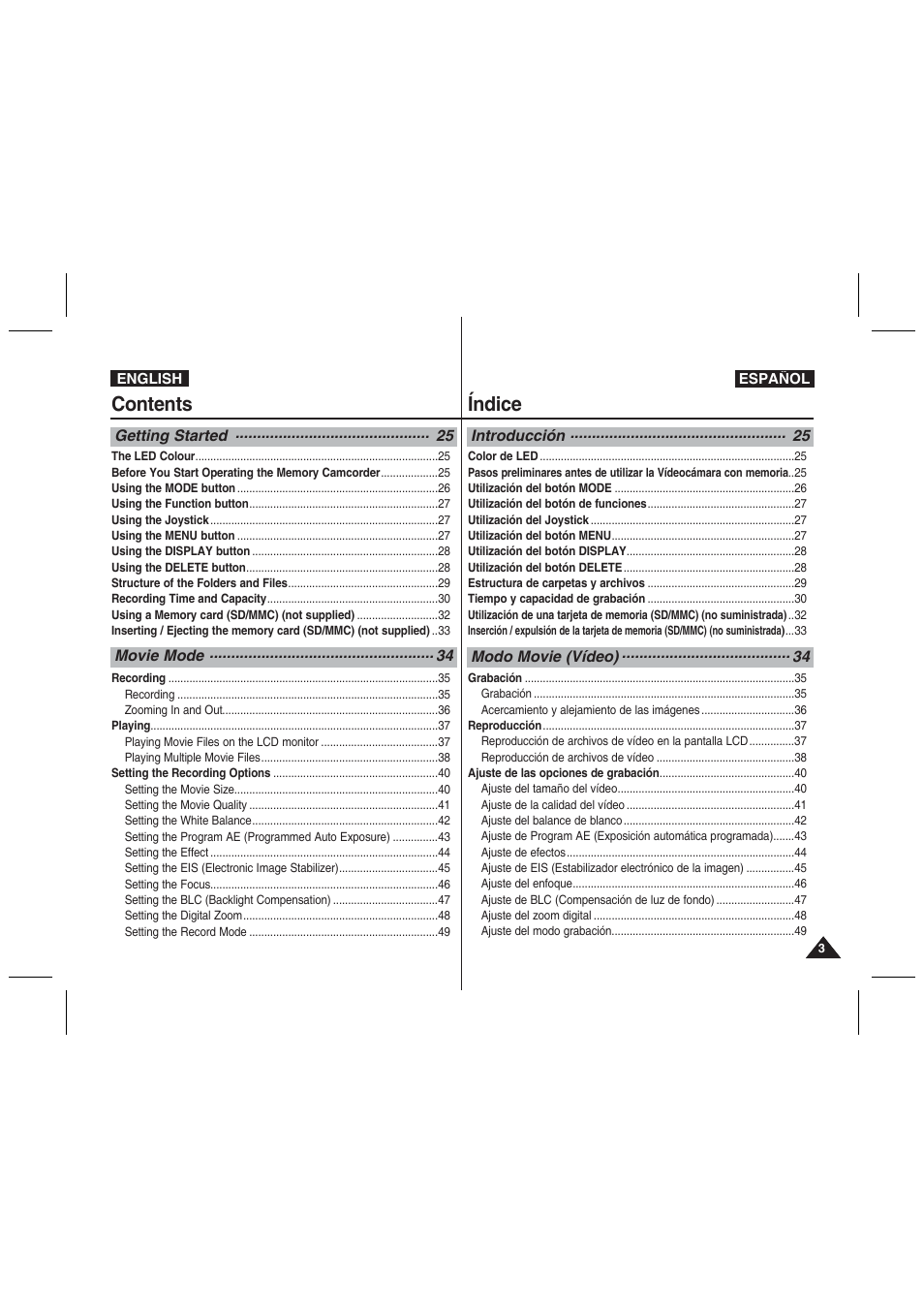 Samsung VP-MM11S User Manual | Page 4 / 139