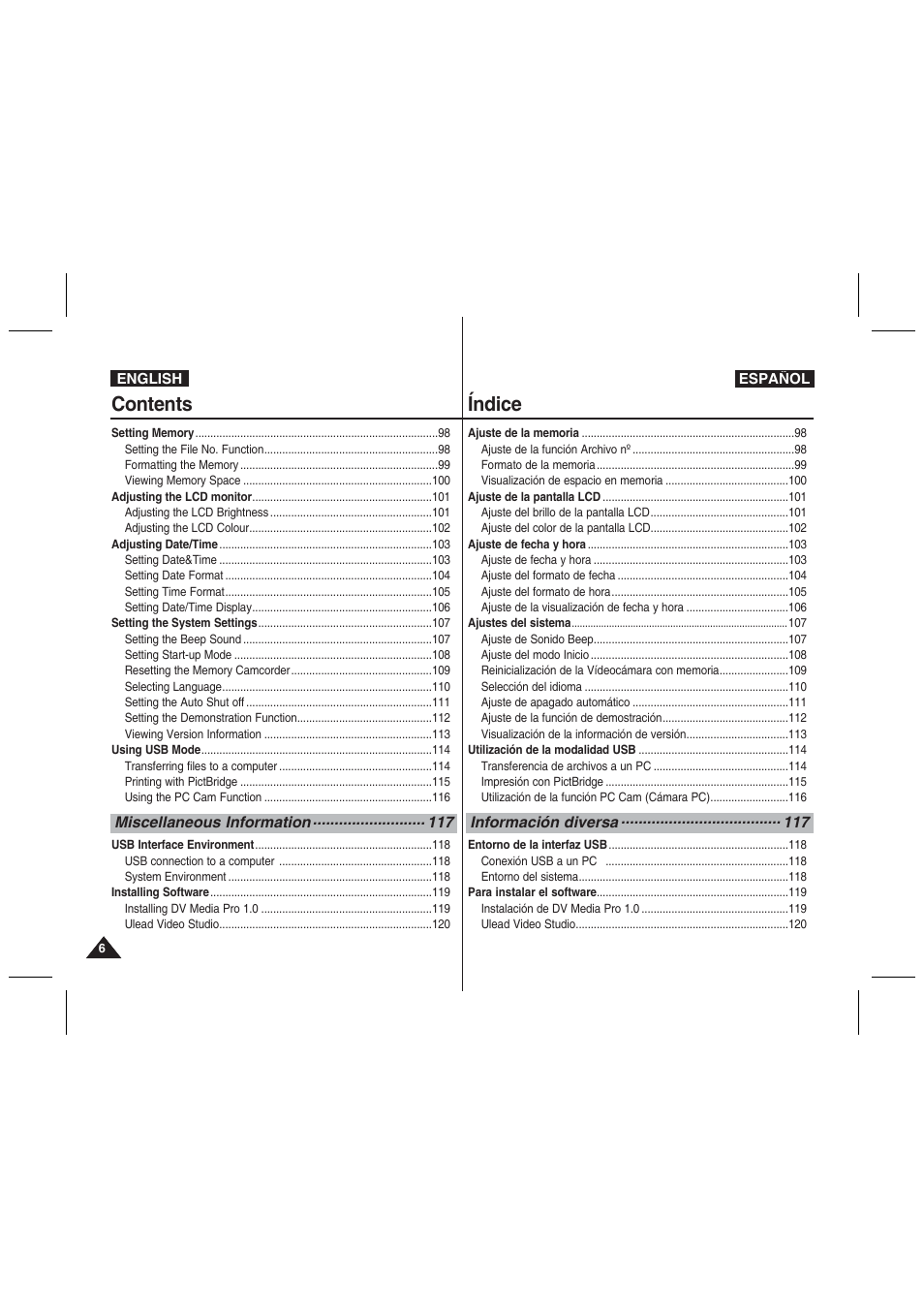 Samsung VP-MM11S User Manual | Page 7 / 139