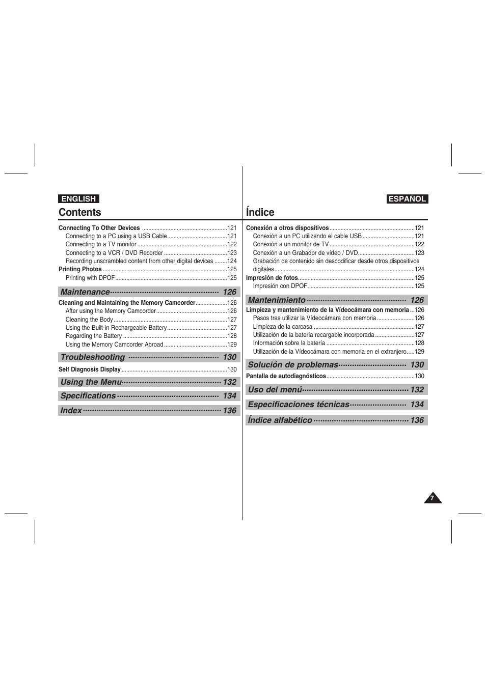 Samsung VP-MM11S User Manual | Page 8 / 139