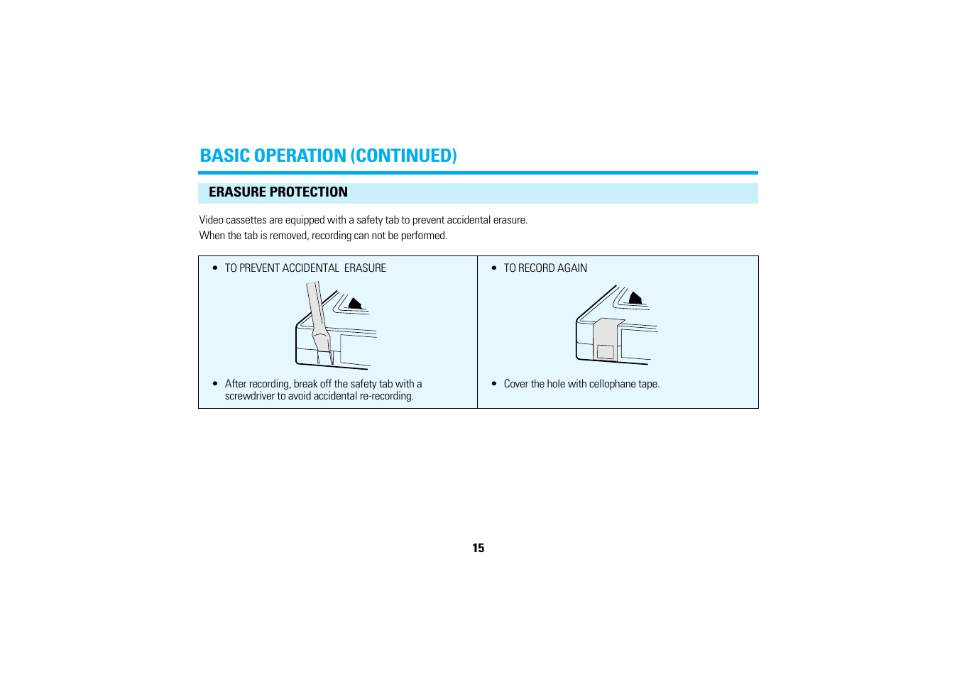 Basic operation (continued) | Audiovox AVP7200 User Manual | Page 18 / 30