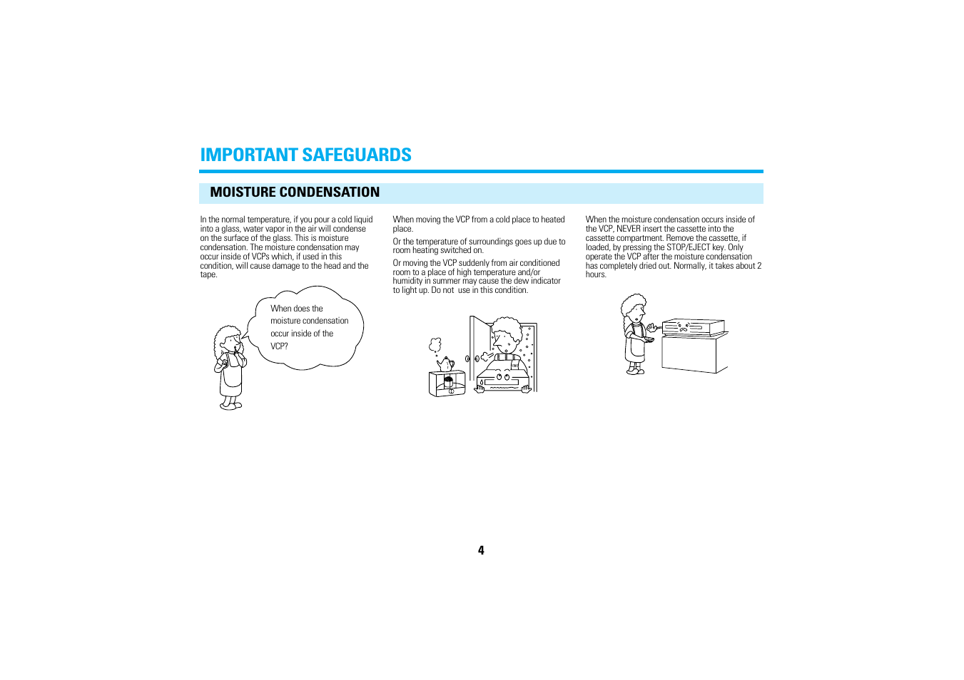 Important safeguards | Audiovox AVP-7200A User Manual | Page 7 / 30