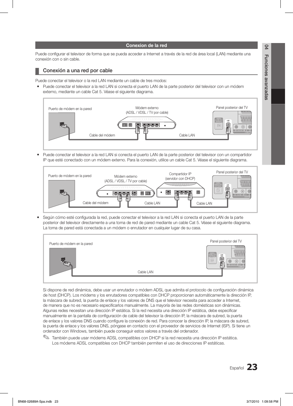 Samsung LE46C630K1W User Manual | Page 121 / 296