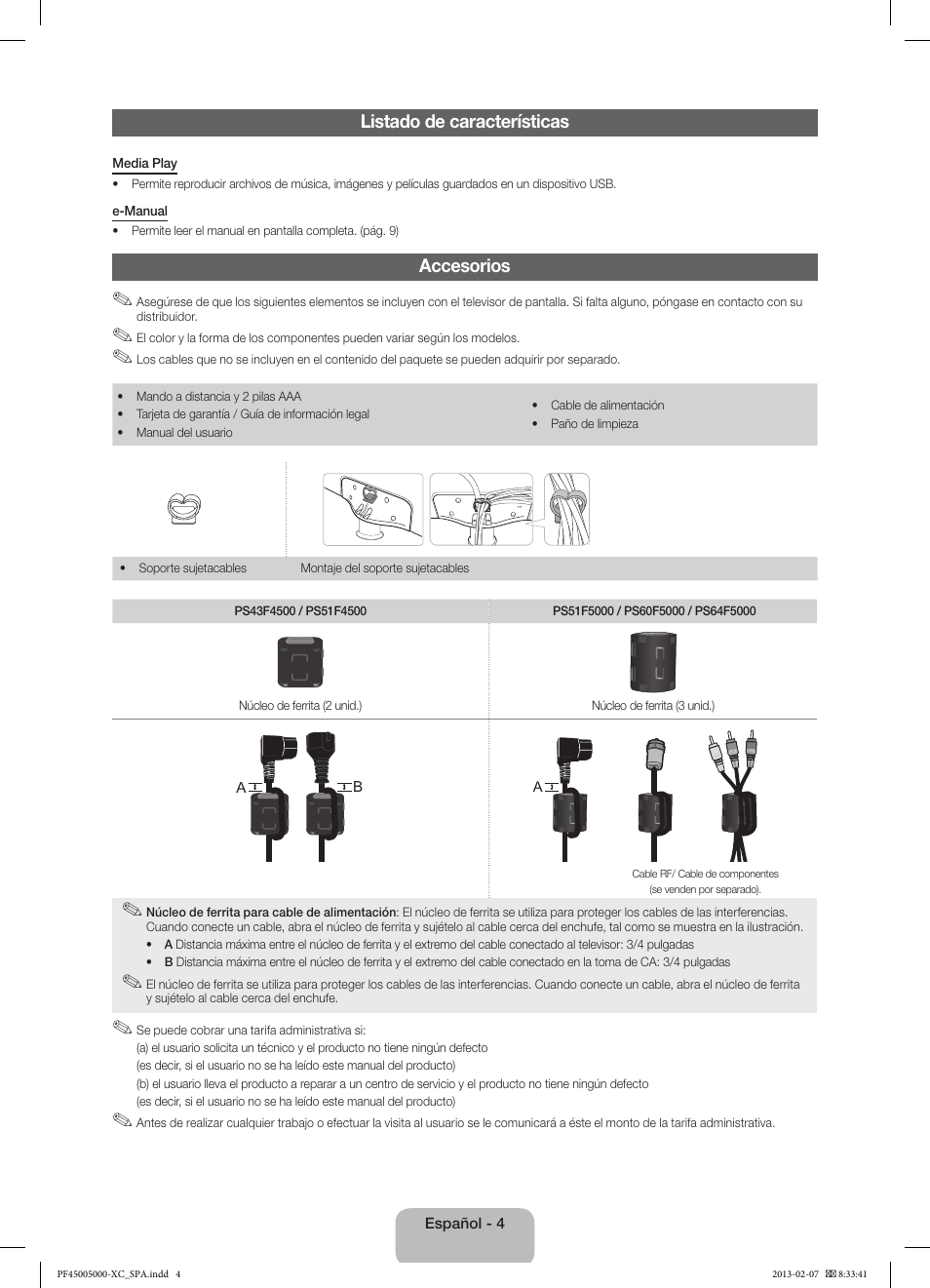 Samsung PS60F5000AW User Manual | Page 40 / 73