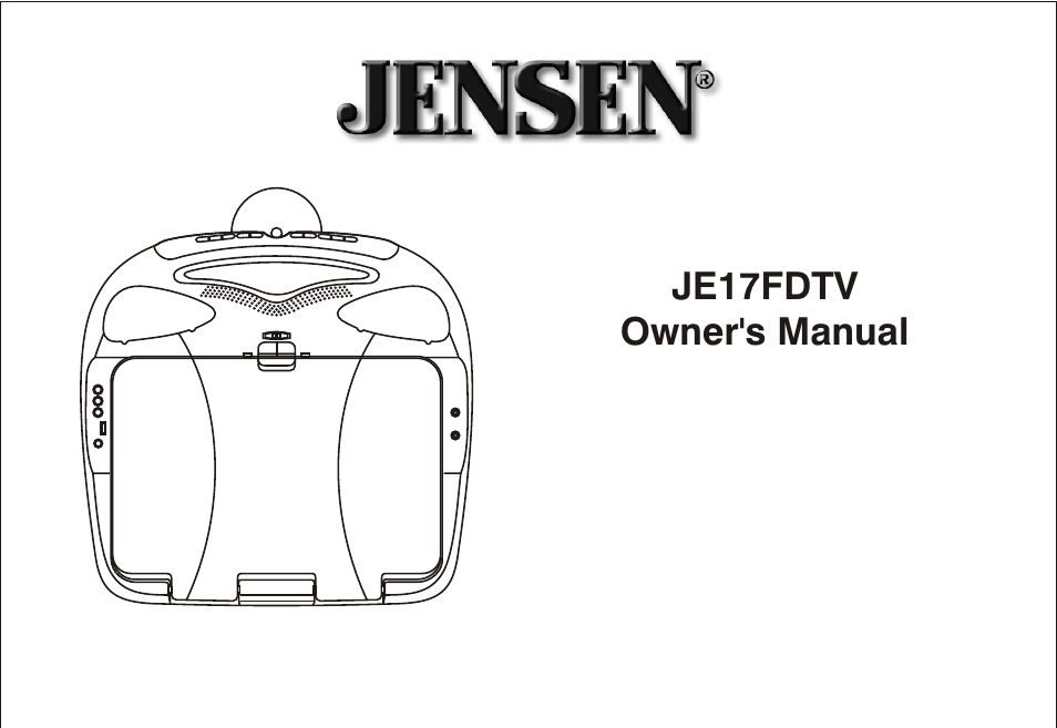 Audiovox Jensen JE17FDTV User Manual | 39 pages