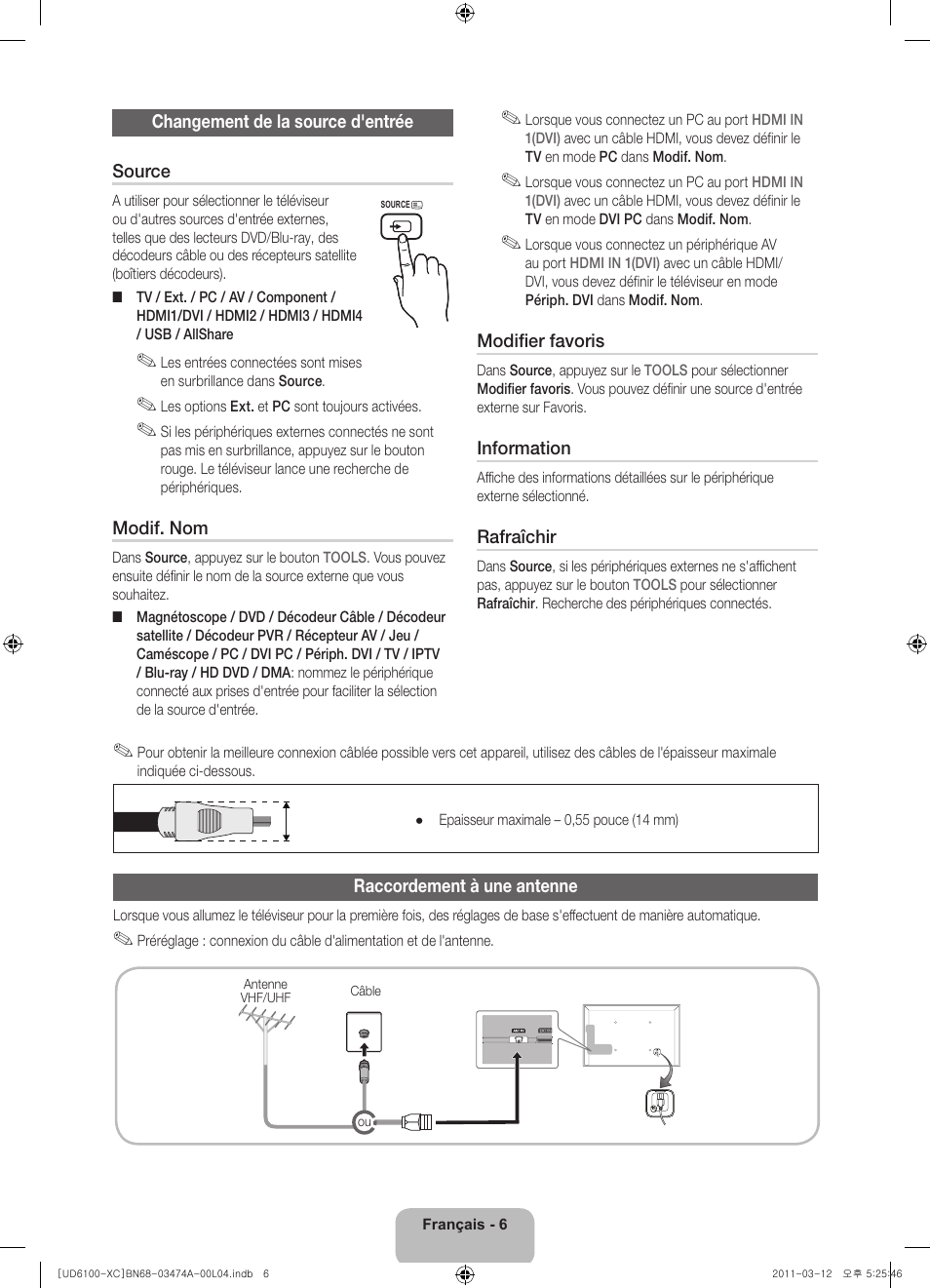 Samsung UE32D6100SW User Manual | Page 28 / 87