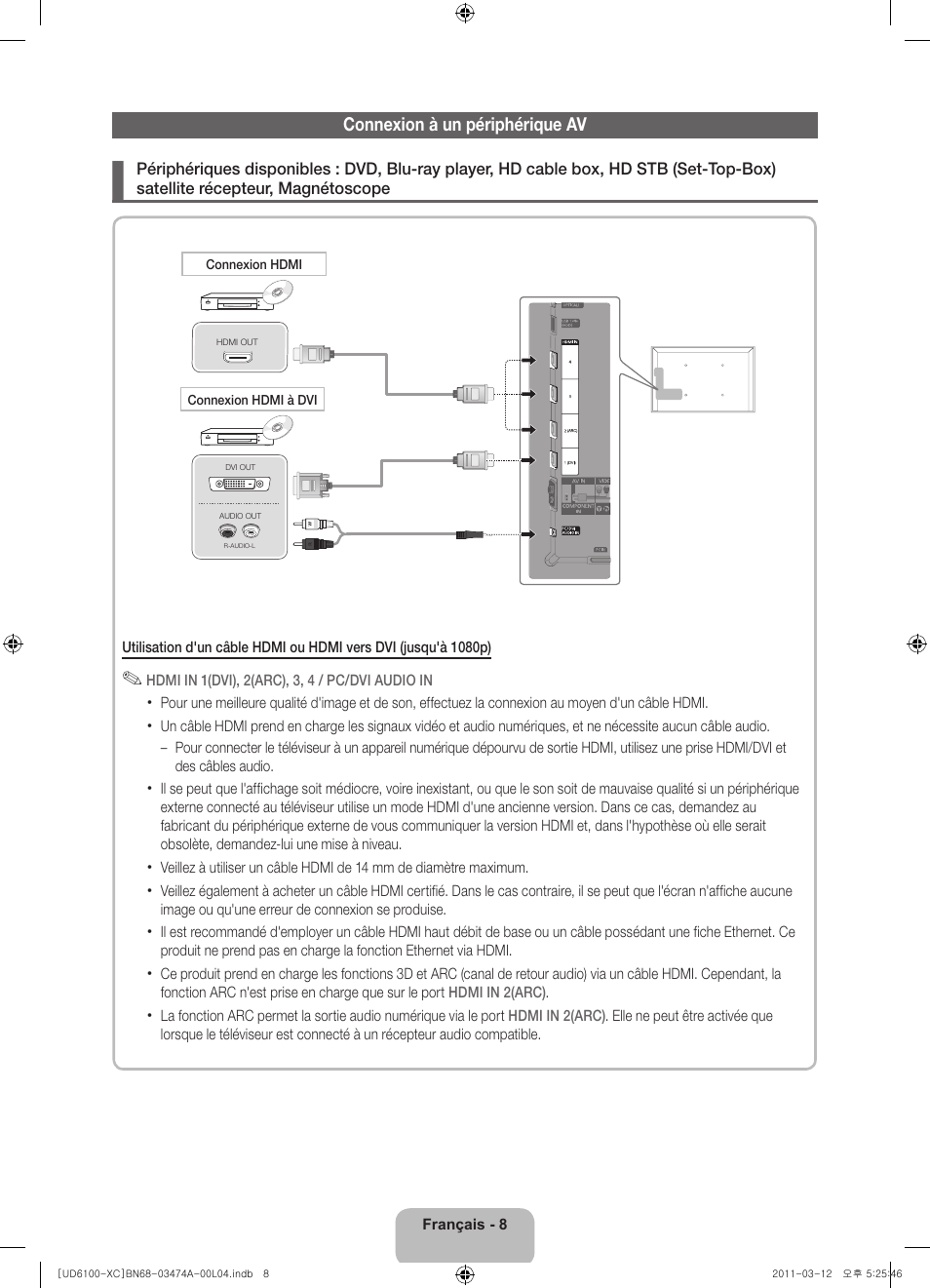Samsung UE32D6100SW User Manual | Page 30 / 87