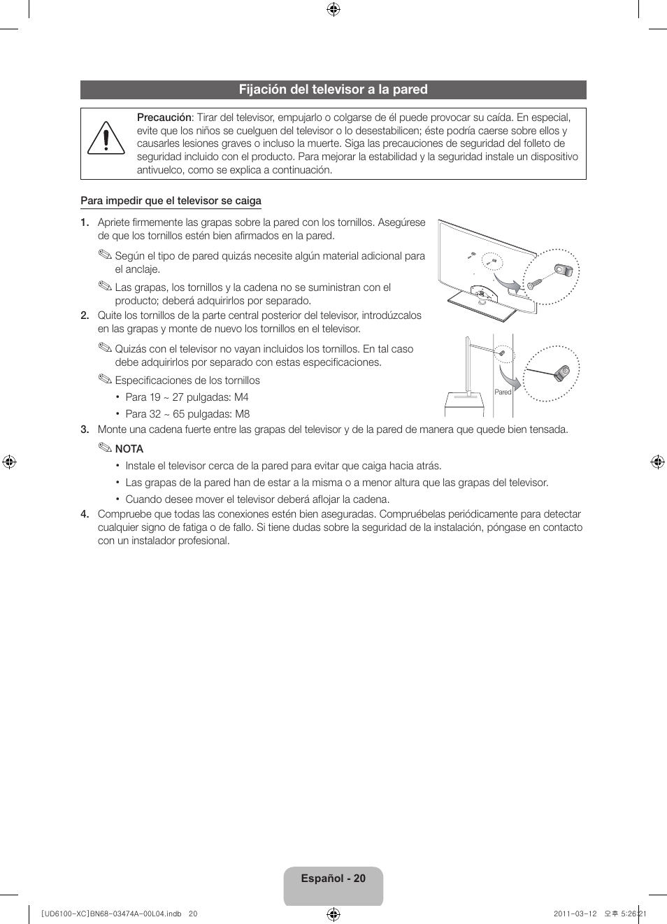 Samsung UE32D6100SW User Manual | Page 64 / 87