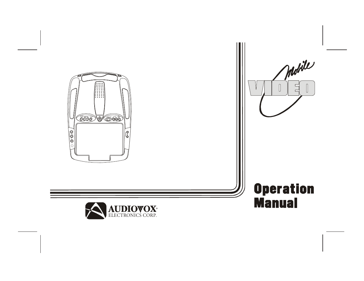 Audiovox VOD8512 P User Manual | 35 pages