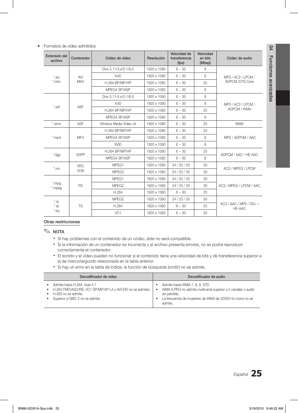 Samsung LE19C451E2W User Manual | Page 103 / 236