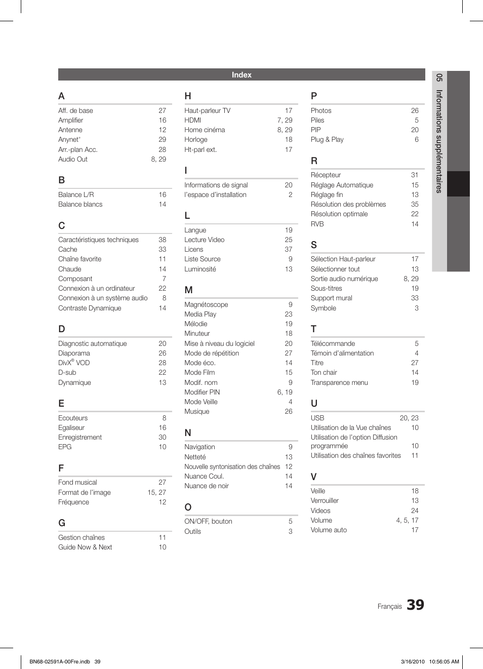 Samsung LE19C451E2W User Manual | Page 78 / 236