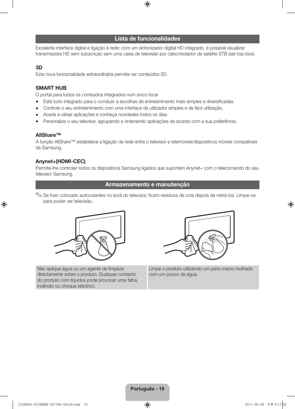 Samsung UE32D6510WS User Manual | Page 79 / 82