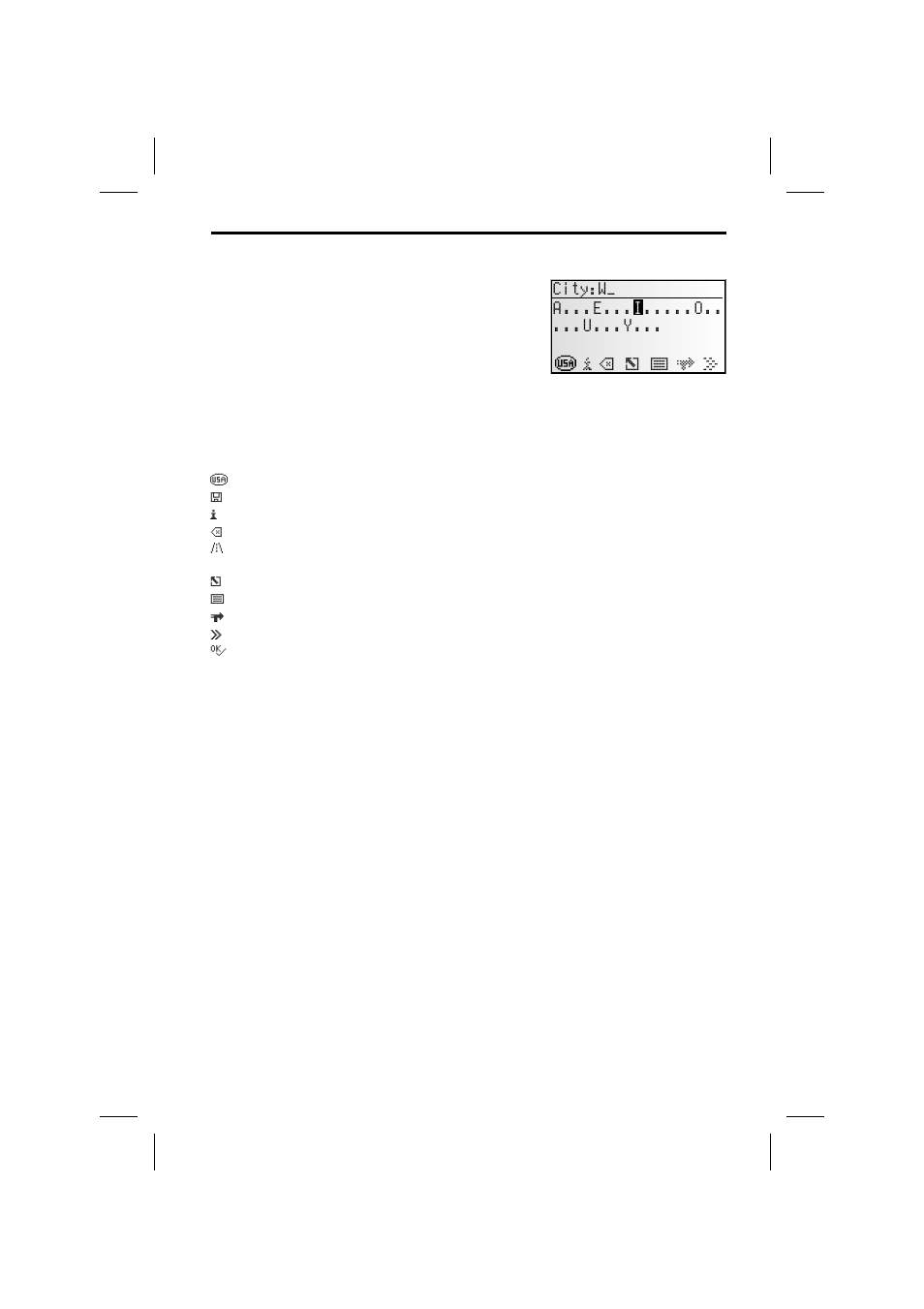 Entering letters | Audiovox MS4150RS User Manual | Page 21 / 64