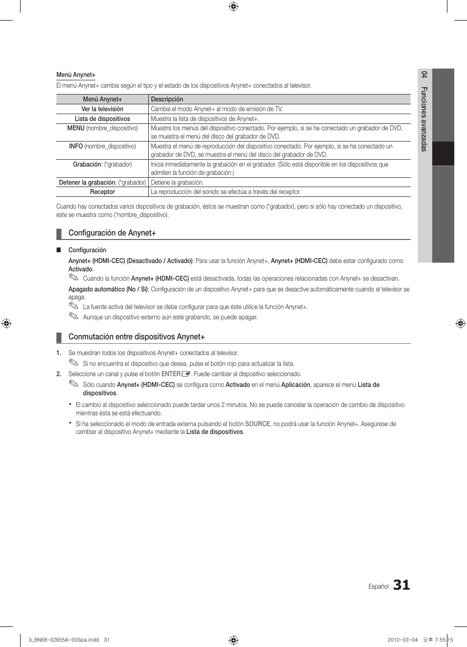 Samsung UE22C4000PW User Manual | Page 115 / 253