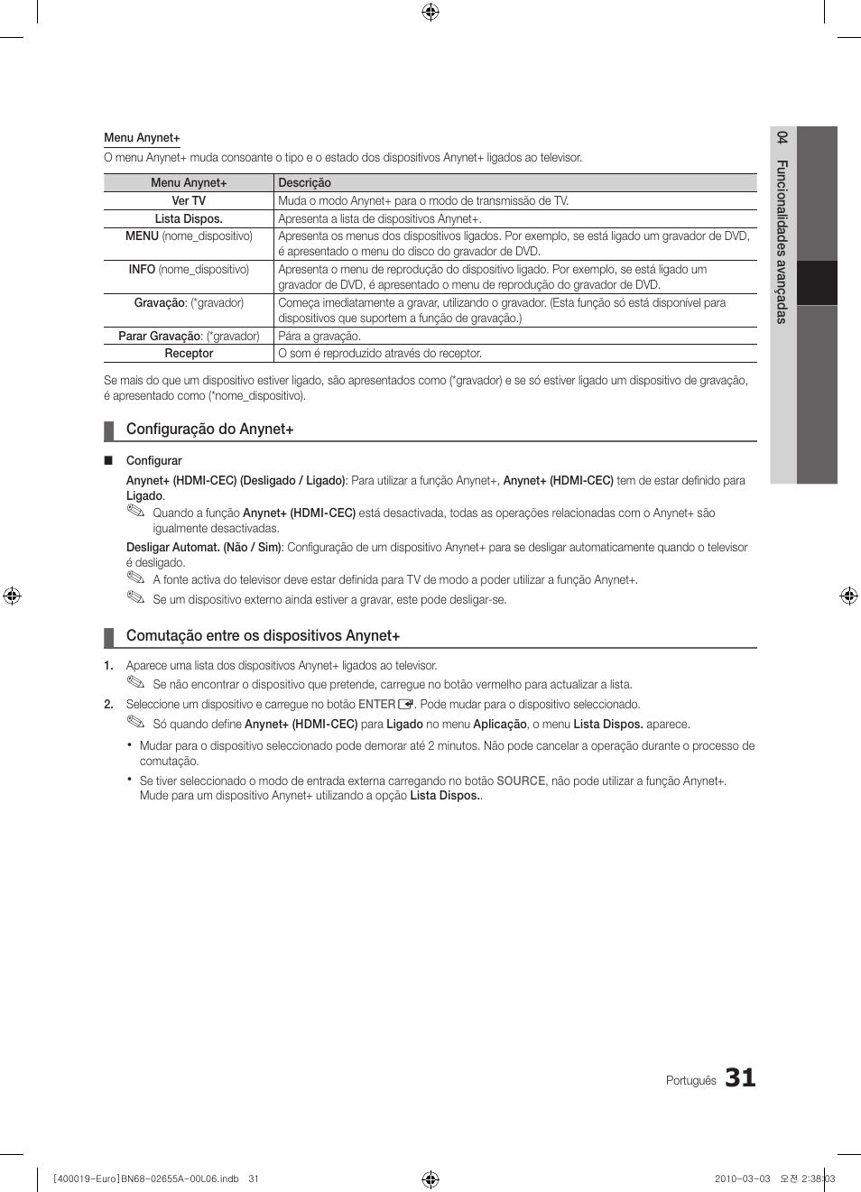 Samsung UE22C4000PW User Manual | Page 157 / 253